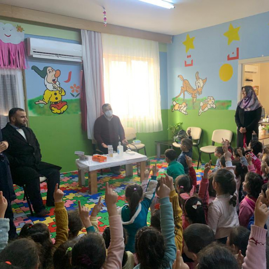 İl Göçmen Sağlığı Merkezi Kilis Anaokulu'muzu Ziyaret Etti